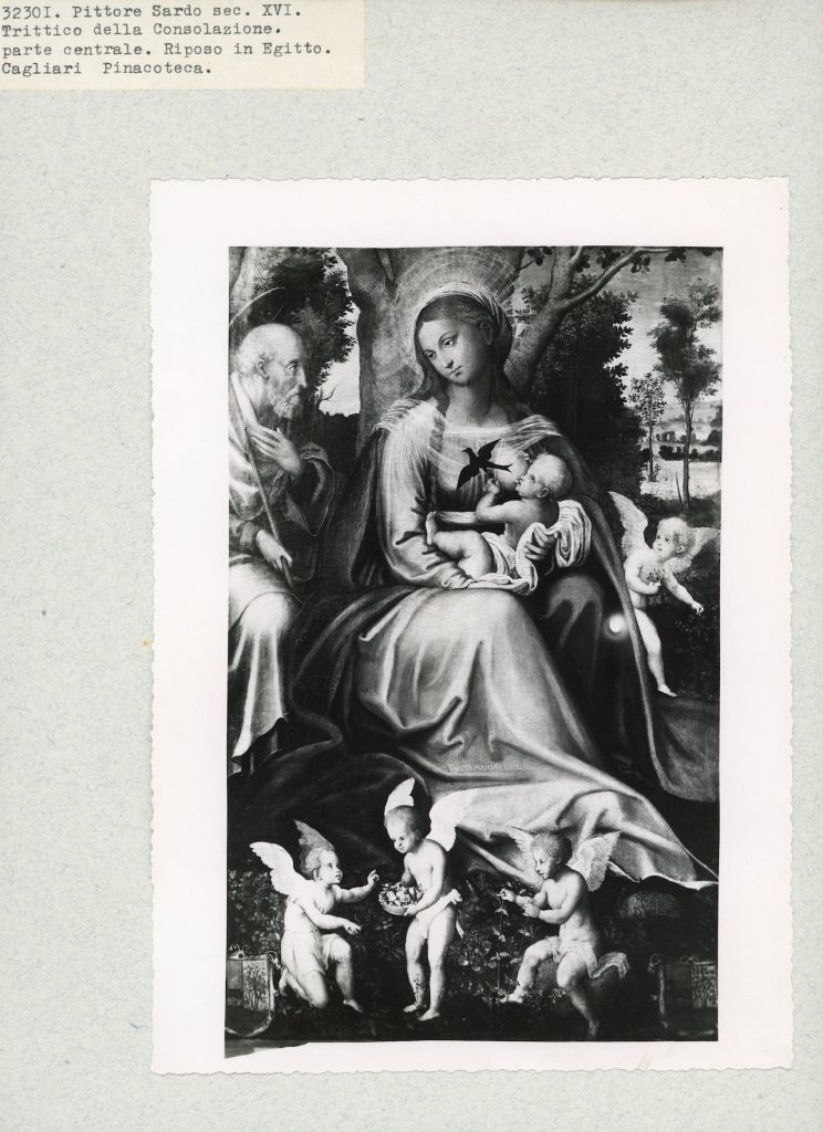 Gabinetto fotografico della Soprintendenza alle Gallerie della Sardegna, Michele Cavaro, Madonna della Consolazione, gelatina ai sali d’argento, 1932-1941, dopo il restauro, Fototeca INSR, n. inv. 32301
