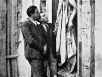Fotografo non identificato, Gino Malenotti e Jano Lányi sui ponteggi del campanile di Giotto, post 1935 Fotografo non identificato, Gino Malenotti e Jano Lányi sui ponteggi del campanile di Giotto, post 1935