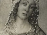 Sandro Botticelli, Madonna della Melagrana (particolare)
1487, Firenze, Gallerie degli Uffizi
Fotografia Brogi
Fototeca dell’Istituto Nazionale di Studi sul Rinascimento, n. inv. 196