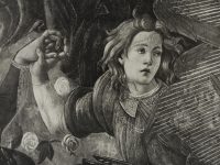 Sandro Botticelli, Incoronazione della Vergine (particolare)
ca. 1488–1490, Firenze, Gallerie degli Uffizi
Fotografia Brogi
Fototeca dell’Istituto Nazionale di Studi sul Rinascimento, n. inv. 181
