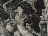 Sandro Botticelli, Incoronazione della Vergine (particolare)
ca. 1488–1490, Firenze, Gallerie degli Uffizi
Fotografia Brogi
Fototeca dell’Istituto Nazionale di Studi sul Rinascimento, n. inv. 176
